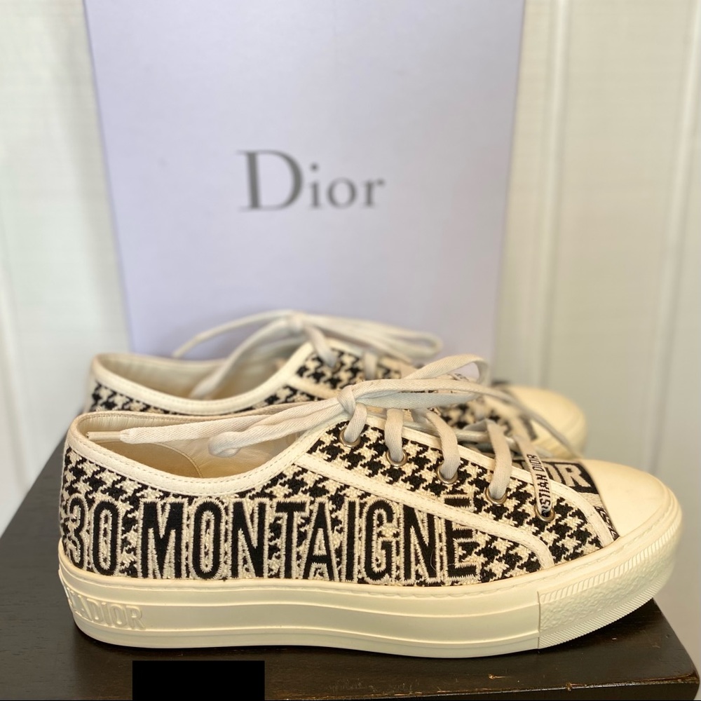 Dior 30 Montaigne Walk'N'Dior Low Top Sneakers - Picture 3 of 6